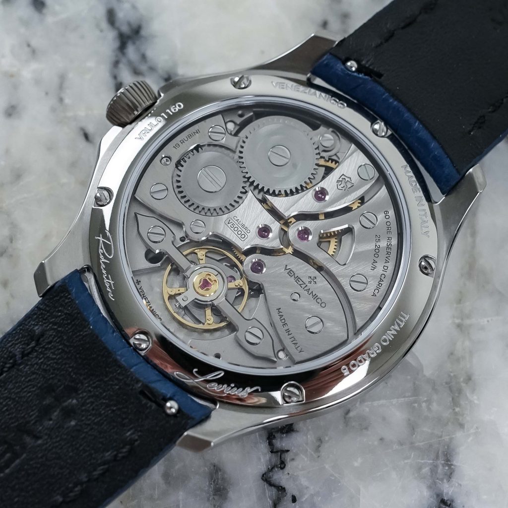 Venezianico Redentore Levius - Italian-Made Movement Titanium Case Guilloche Dial - review - 3