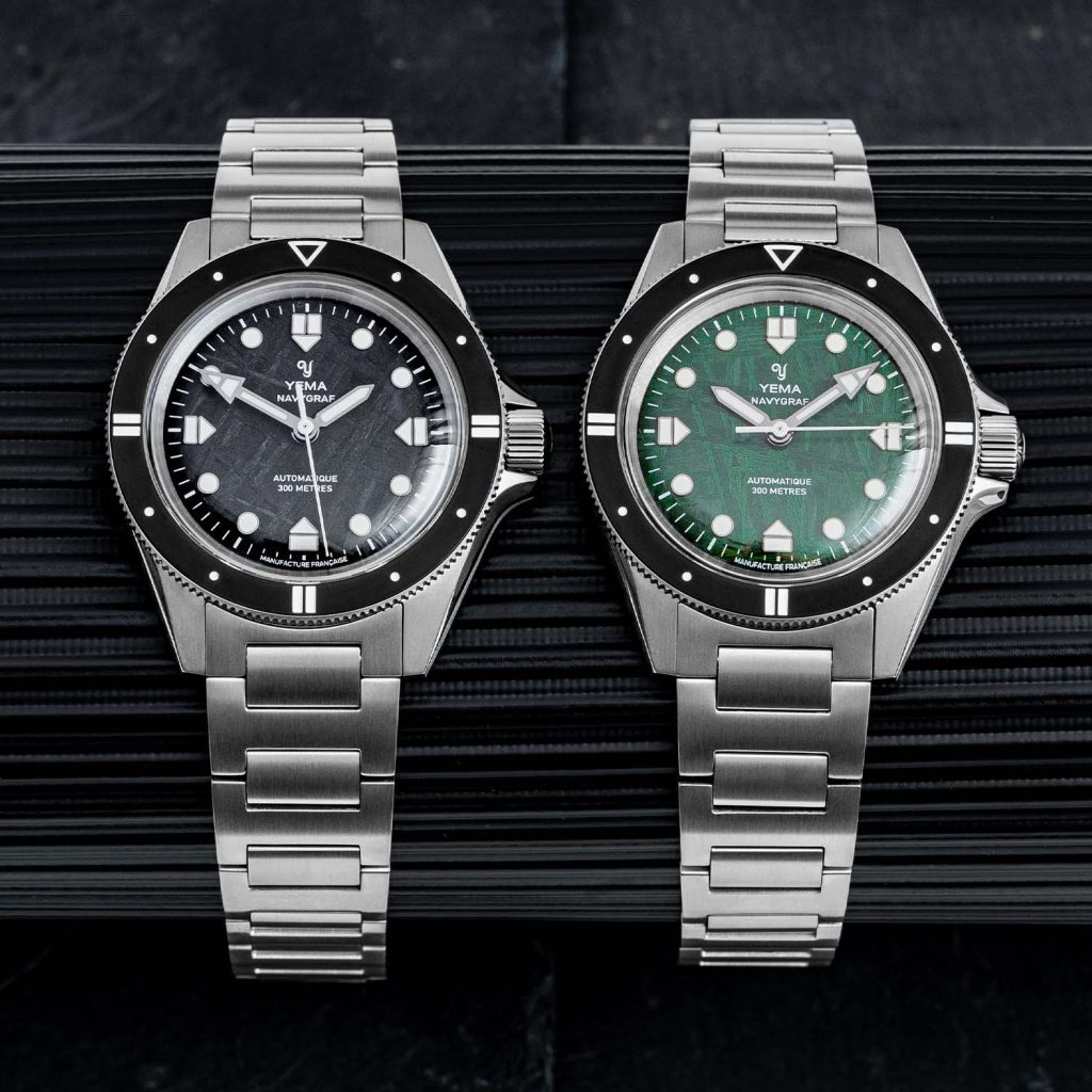 Yema Navygraf Meteorite CMM.10 Limited Edition black or green - 4