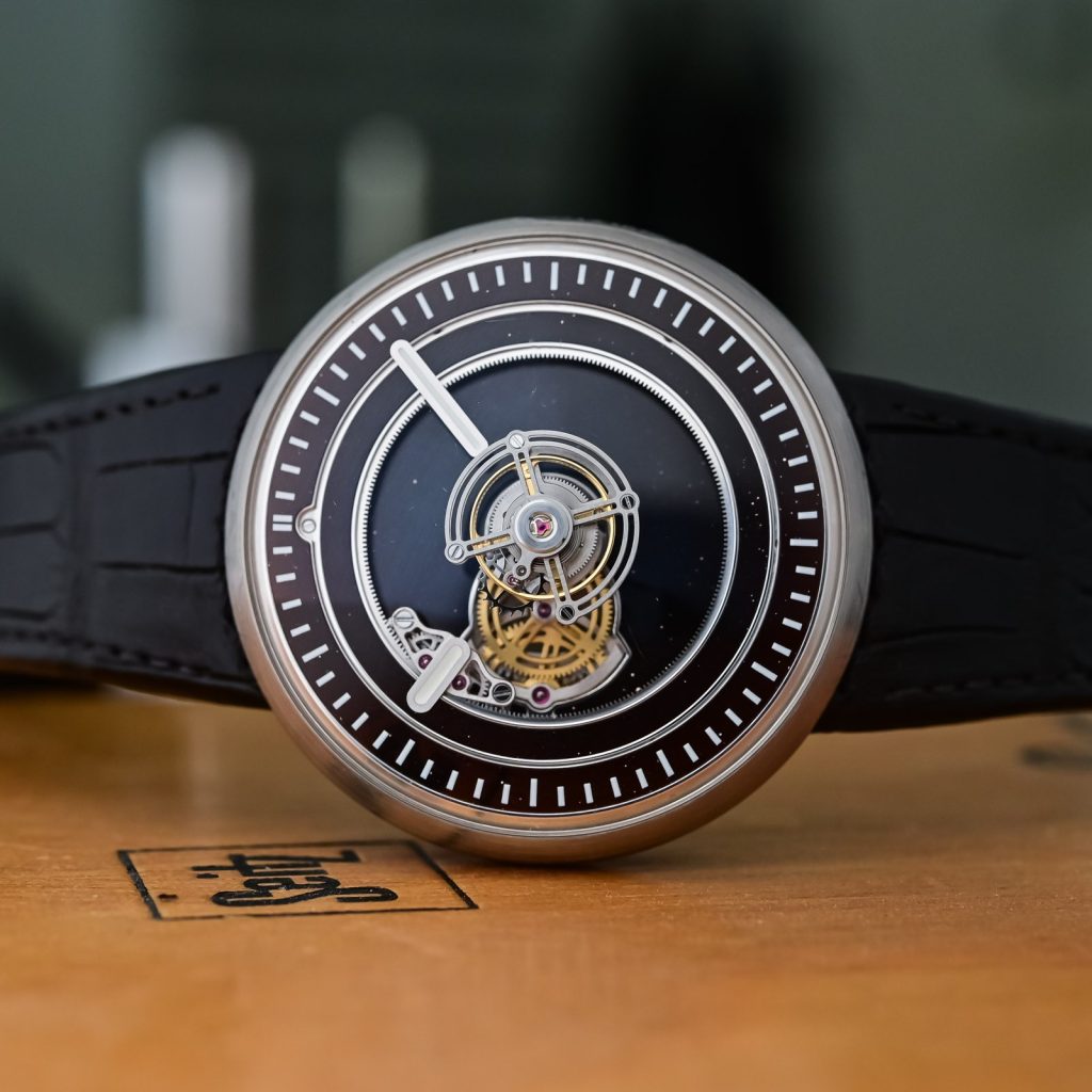 Marco Tedeschi Central Floating Tourbillon Titanium Black Aventurine Review - 4