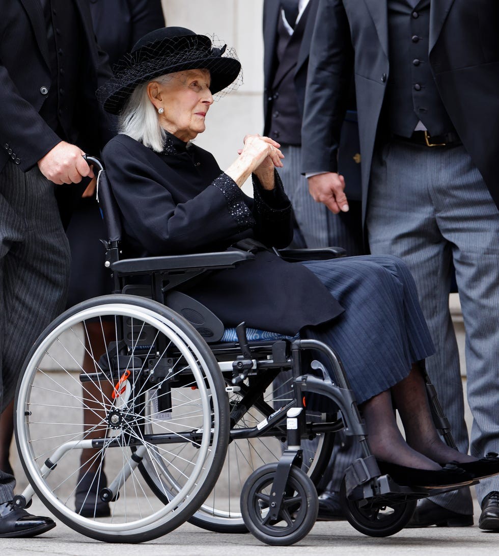 The Funeral Of The Duchess Of Kent