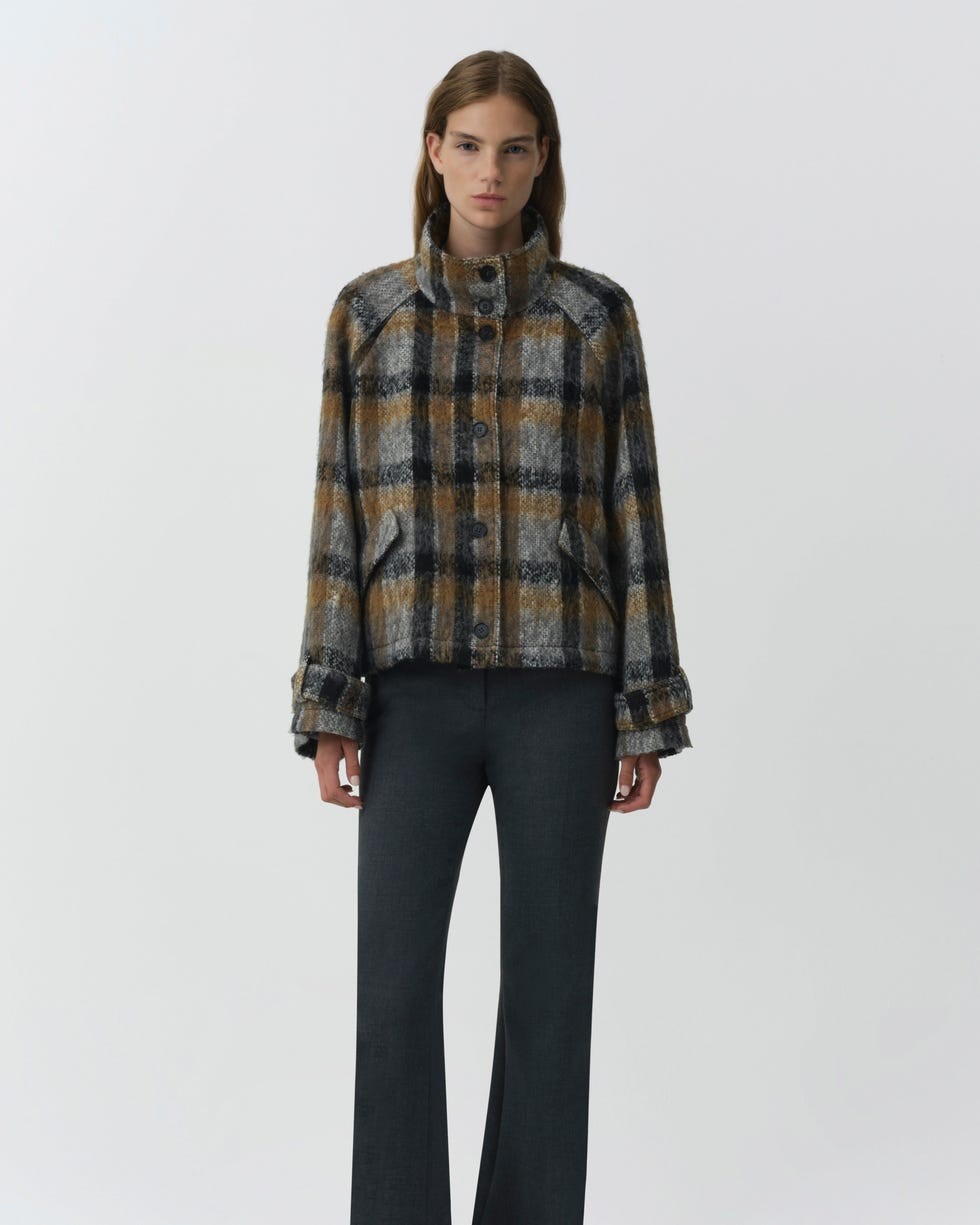 Virelle Plaid Jacket