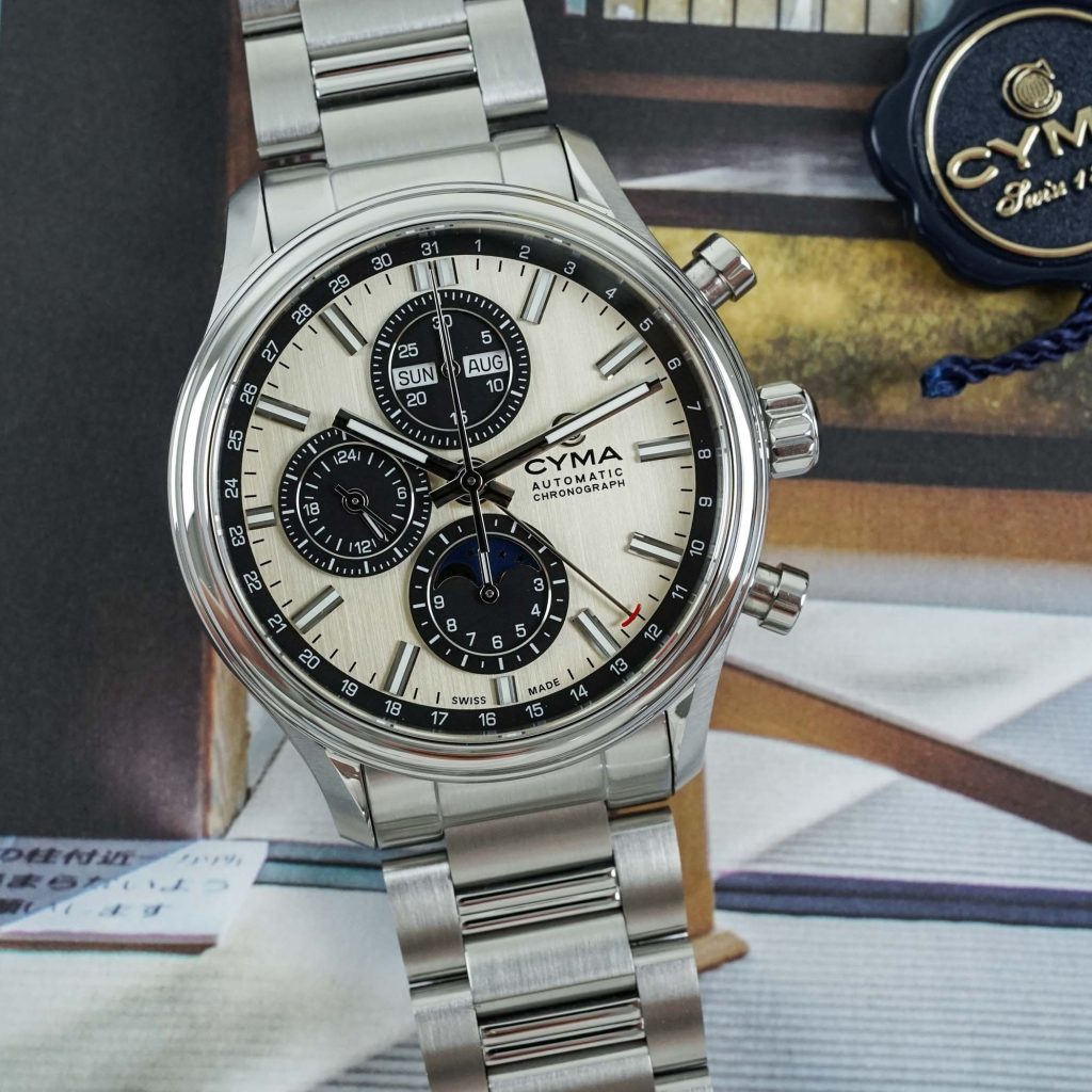 Cyma Grand Maestro The Chess Moon Phase Triple Calendar Chronograph review - 8