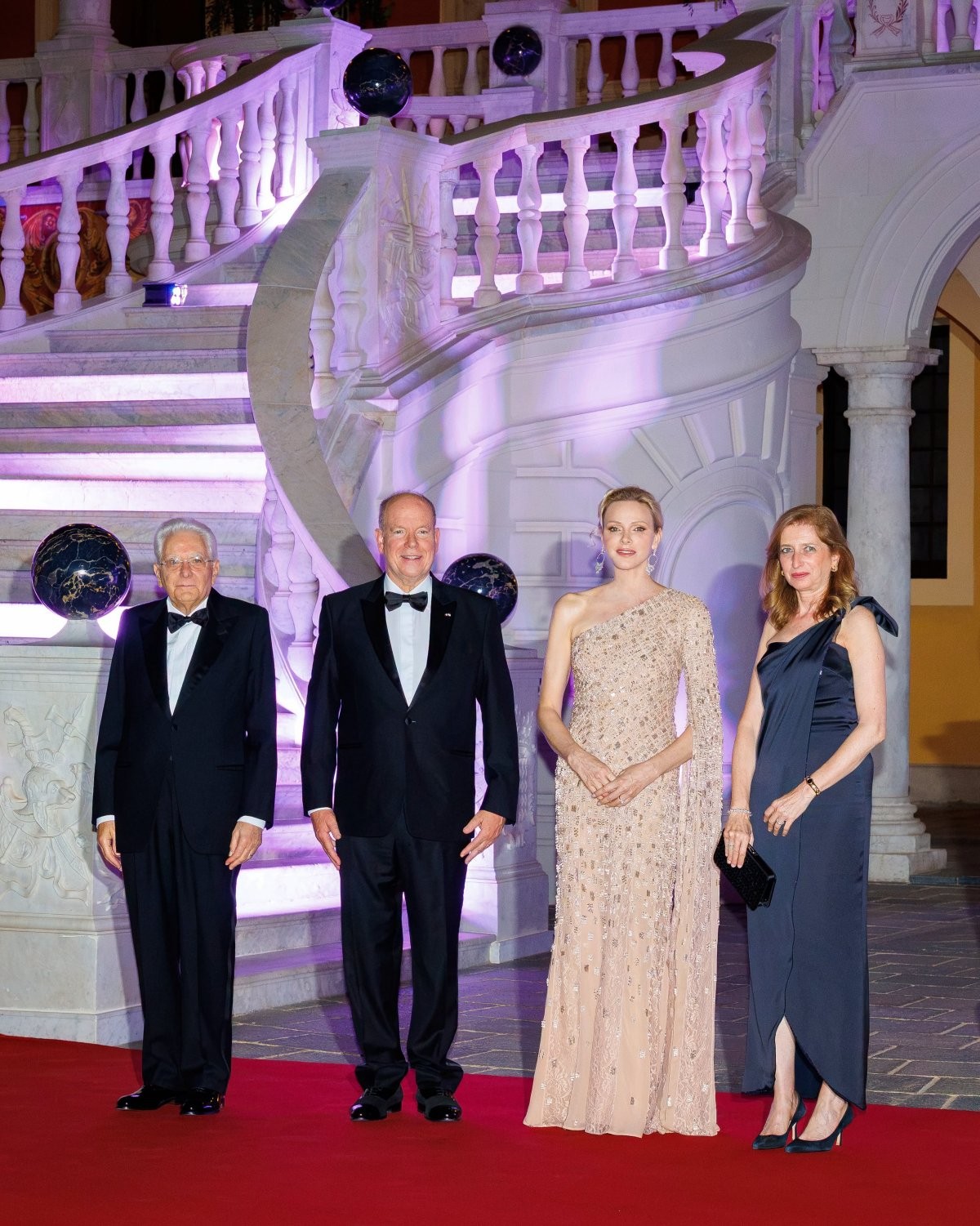 The Prince and Princess of Monaco welcome the President of Italy to the principality for a state visit on October 2, 2026 (Palais Princier de Monaco)