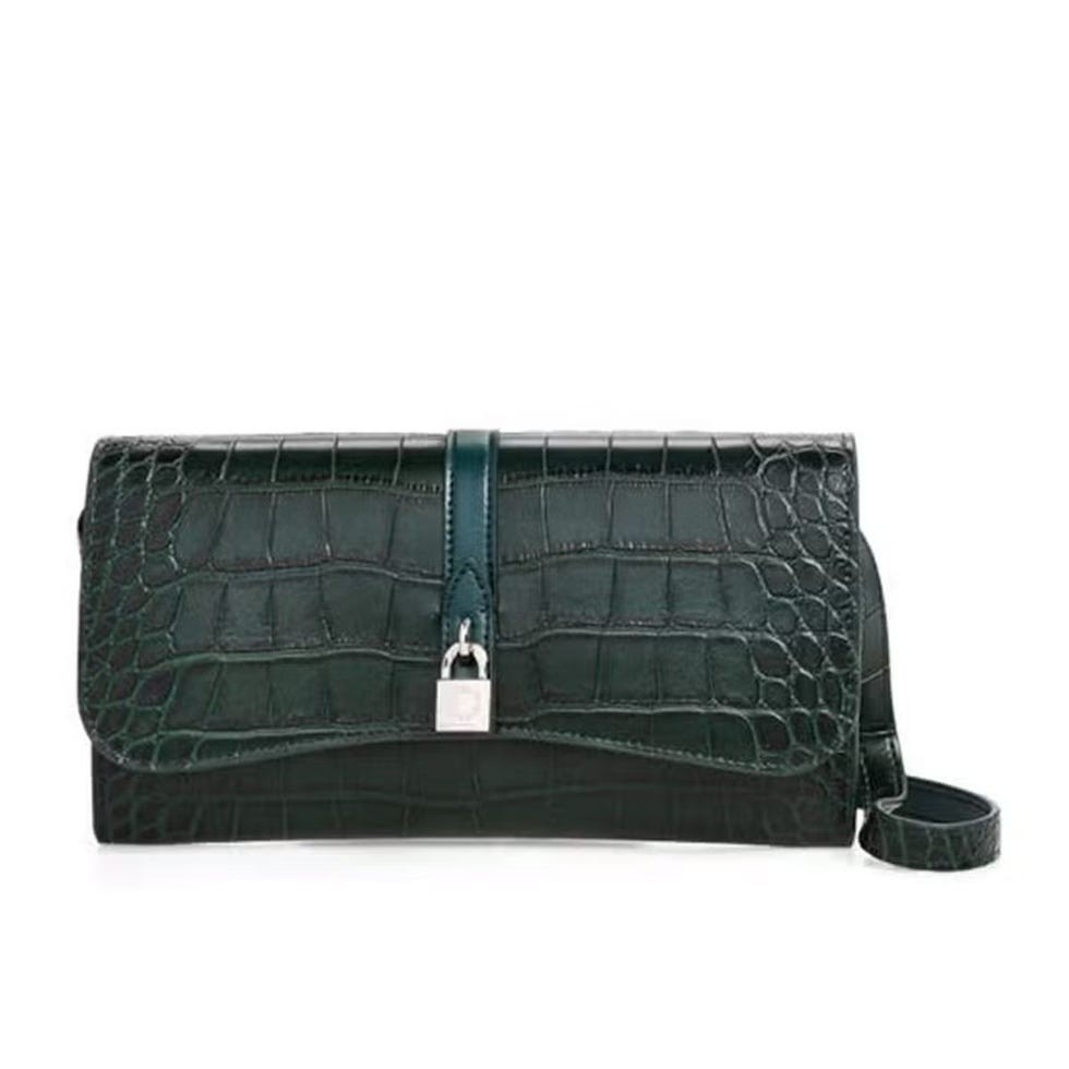 Ryder Croc-Embossed Faux Leather Wallet