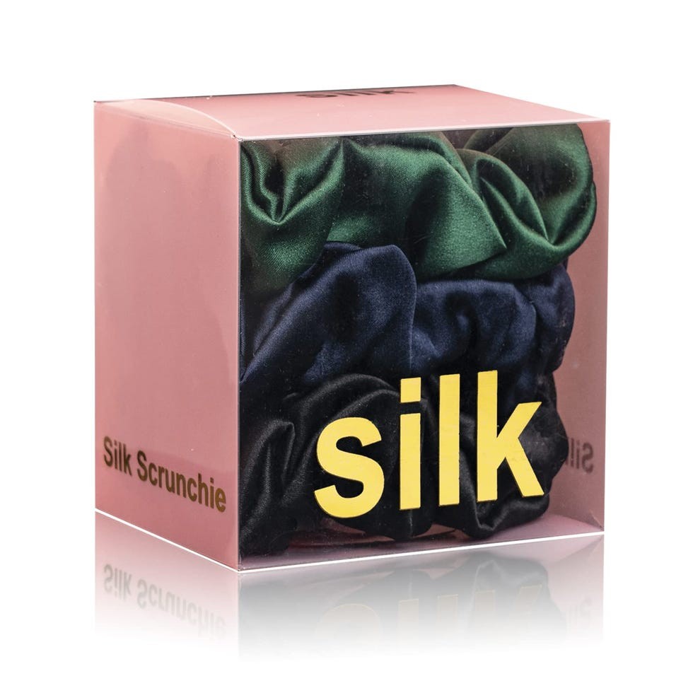 Silk Scrunchies for Hair 100% Mulberry Silk Hair Ties