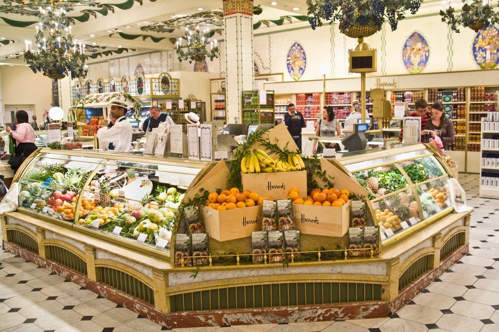 Food Hall, Harrods Department Store, London