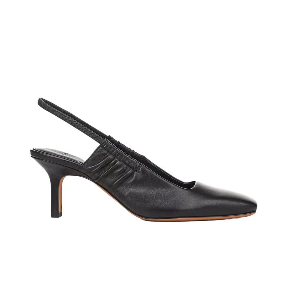 Venice Leather Slingback Heels