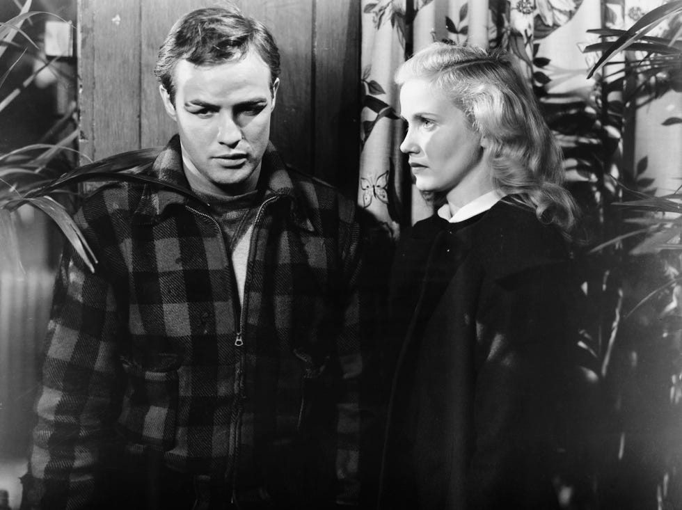 Marlon Brando, Eva Marie Saint in On the Waterfront