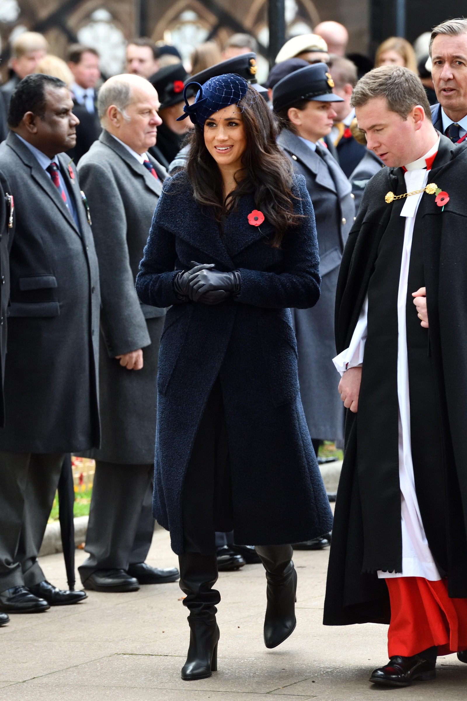 royals attend the 91st field off remembrance at westminster abbey