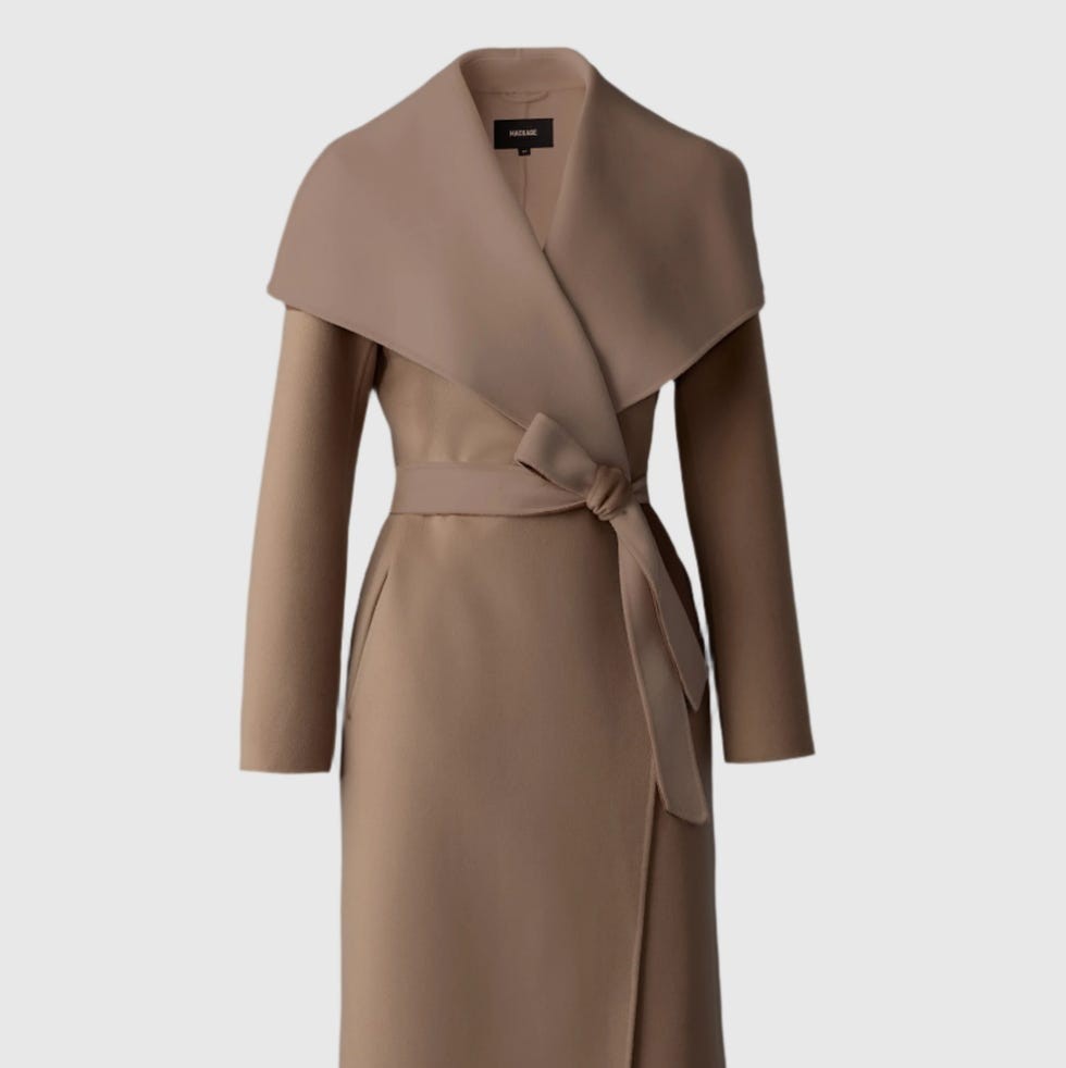 MAI-CN Double-face wool wrap coat