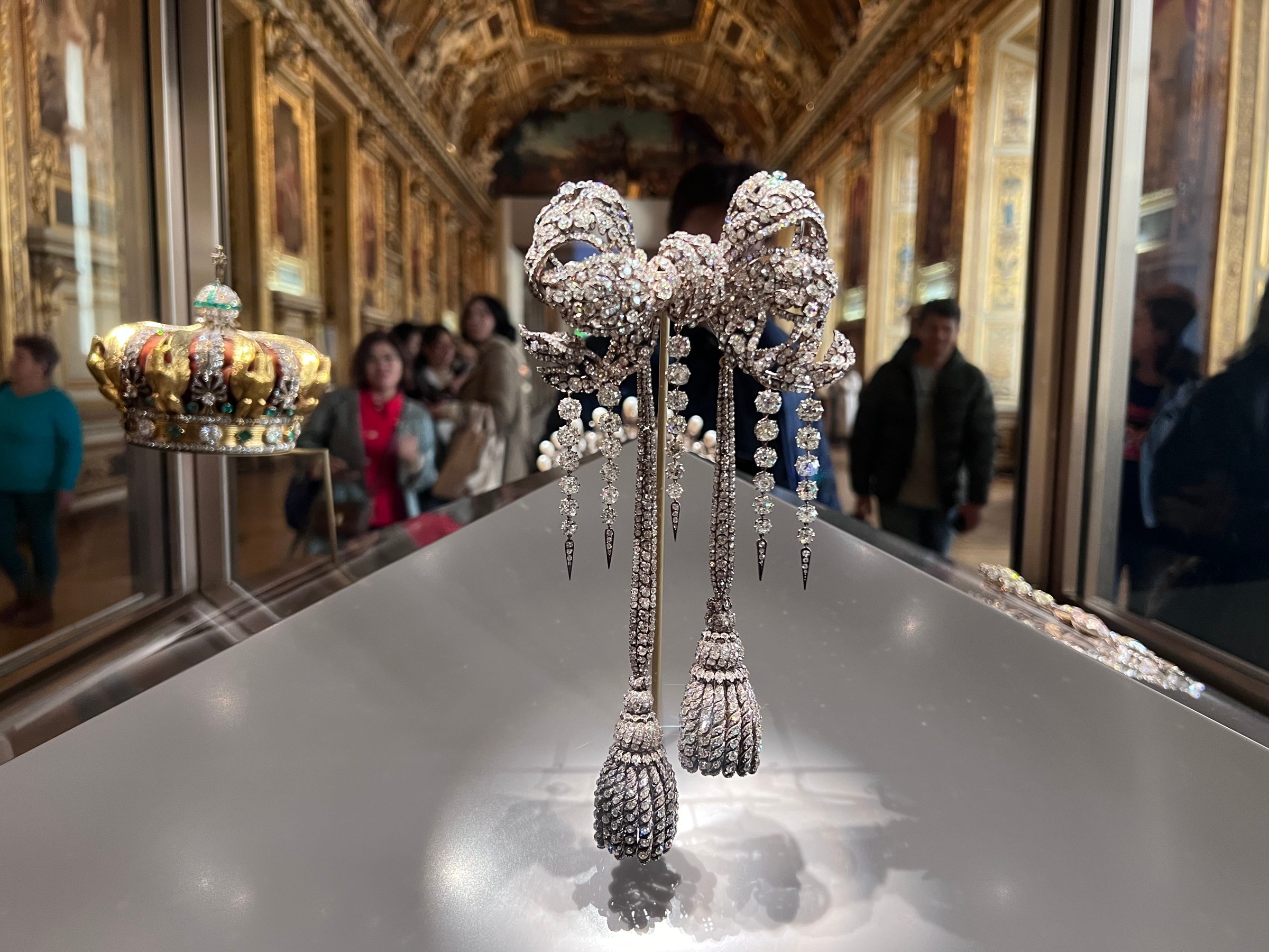 Jewels Displayed On Louvre Museum In Paris