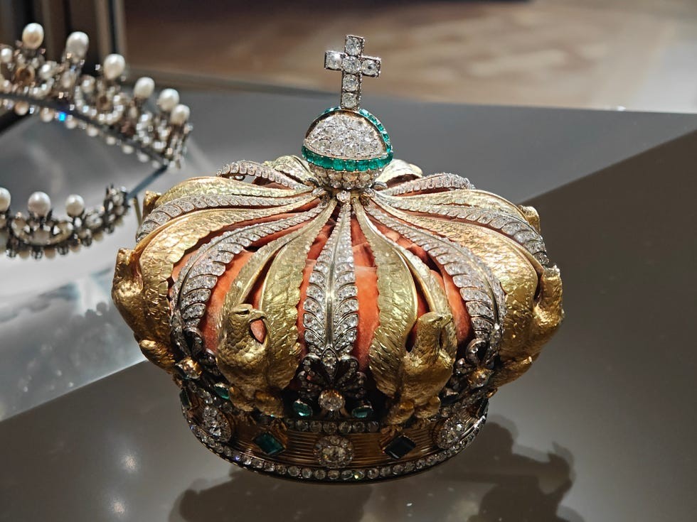 Jewels Displayed On Louvre Museum In Paris