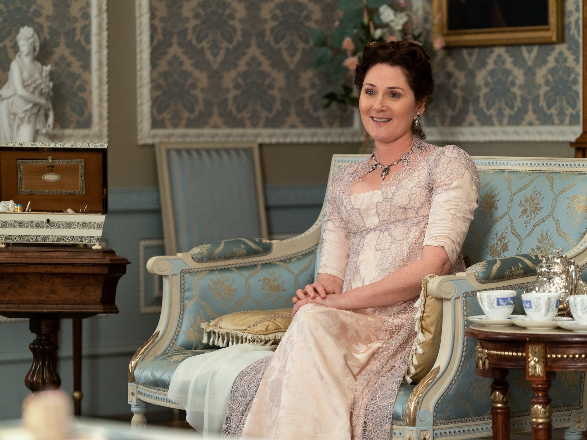 bridgerton ruth gemmell as lady violet bridgerton in episode 103 of bridgerton cr liam danielnetflix © 2020