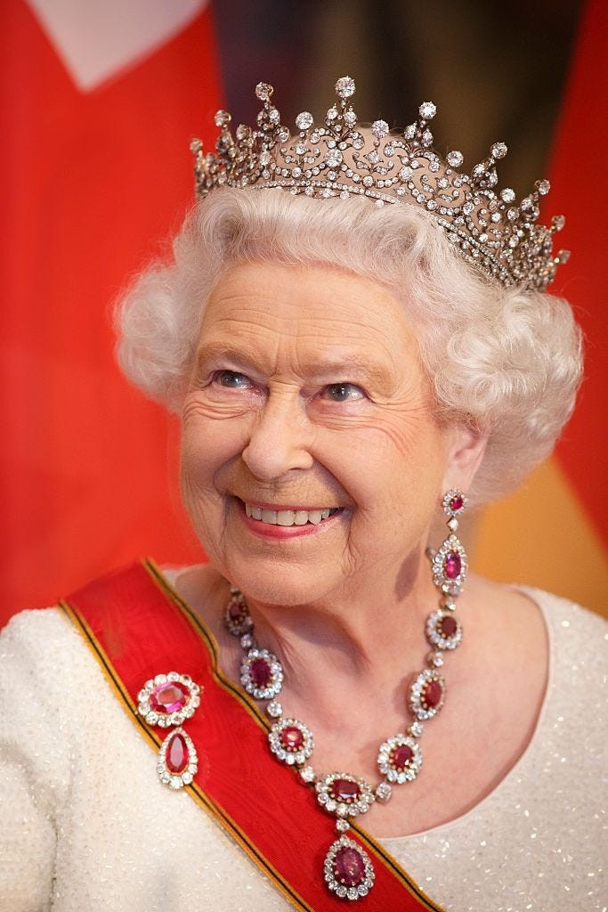queen elizabeth ii rubies