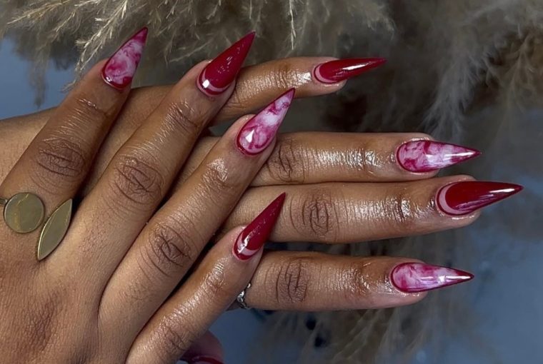 burgundy-nail-designs-fall-style-rave