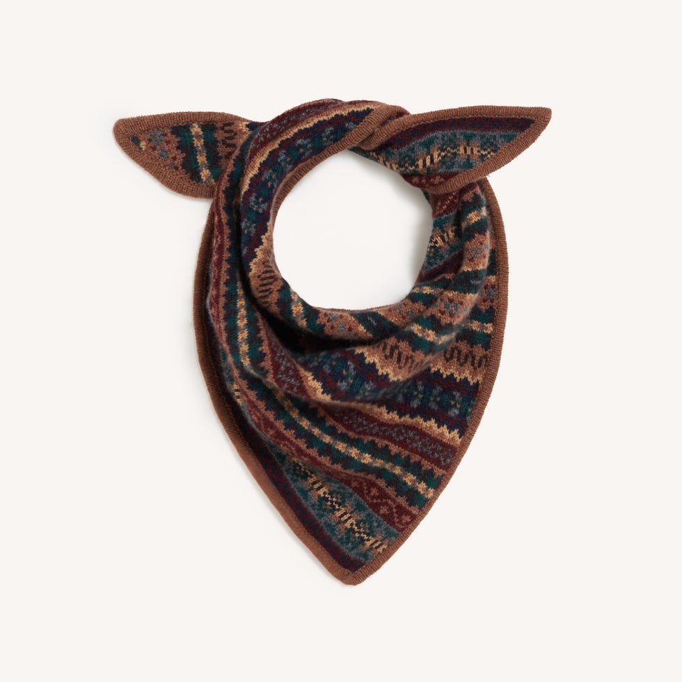 Fairisle Cashmere Foulard