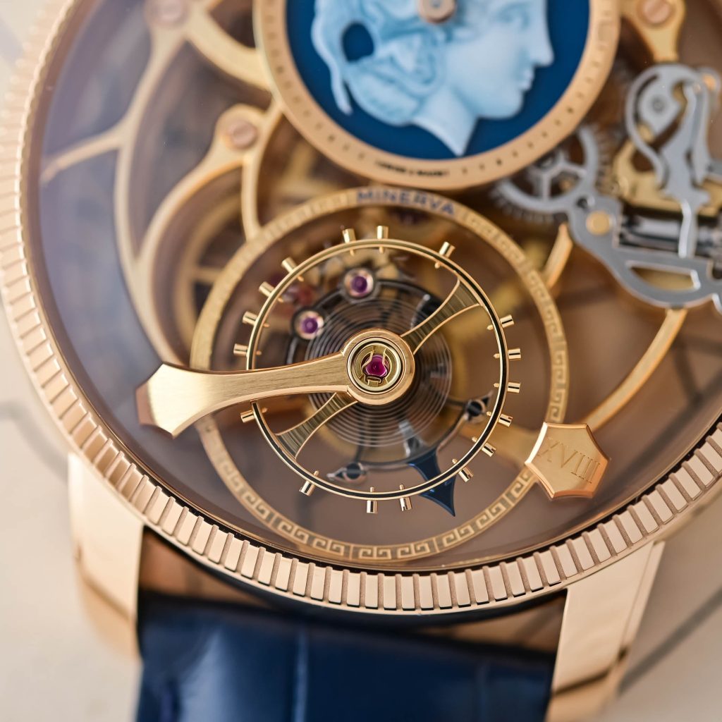 2026 Minerva Exo Tourbillon Skeleton Limited Edition 18 - Minerva Goddess face - review - 8