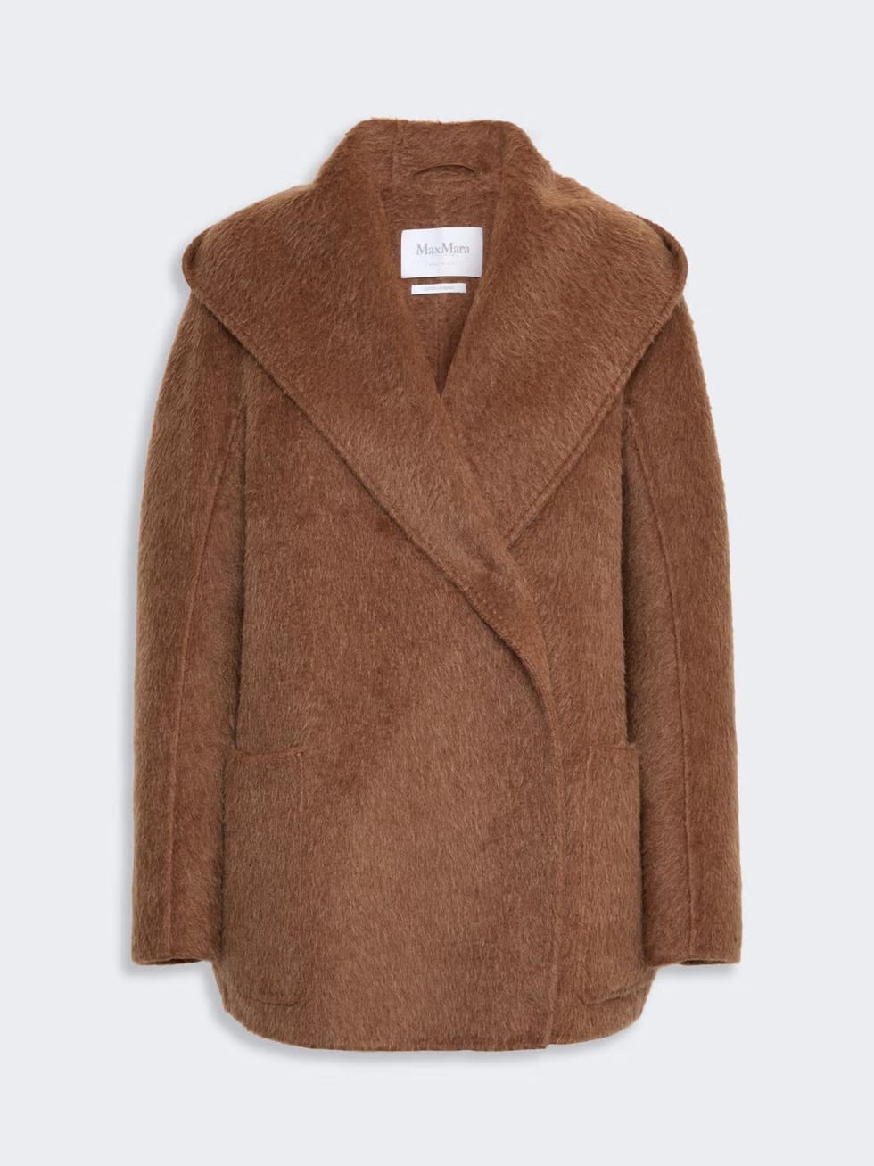 Hooded Wrap Coat