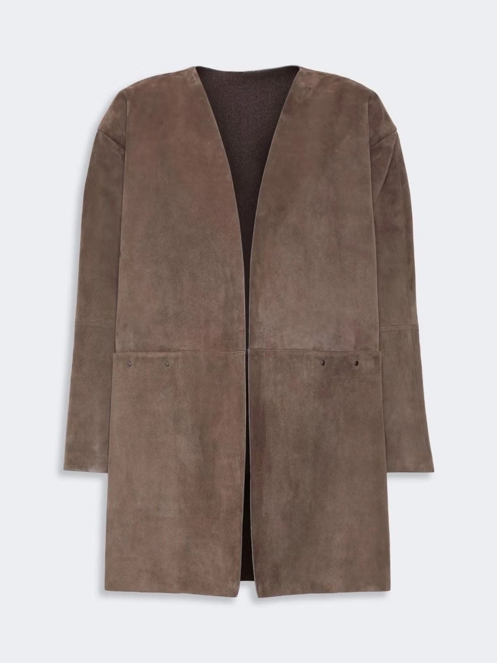 Oversized Suede Coat