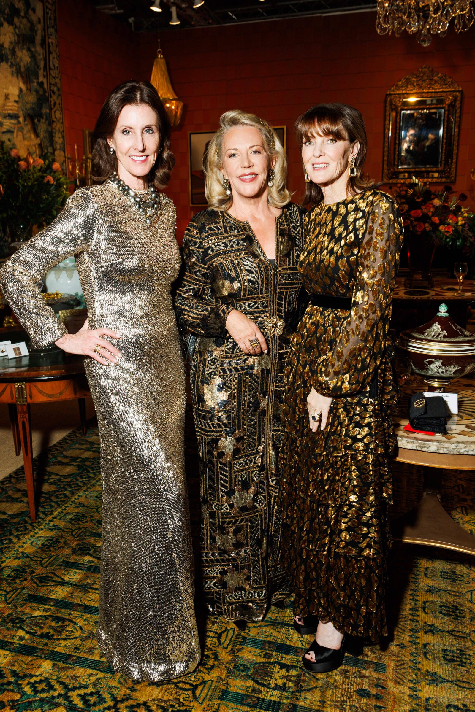 san francisco, ca october 14 phoebe tudor, suzanne tucker and allison speer attend the san francisco fall show 44th anniversary opening night gala on october 14th 2026 at fort mason center in san francisco, ca photo mahelly ferreira for drew altizer photography