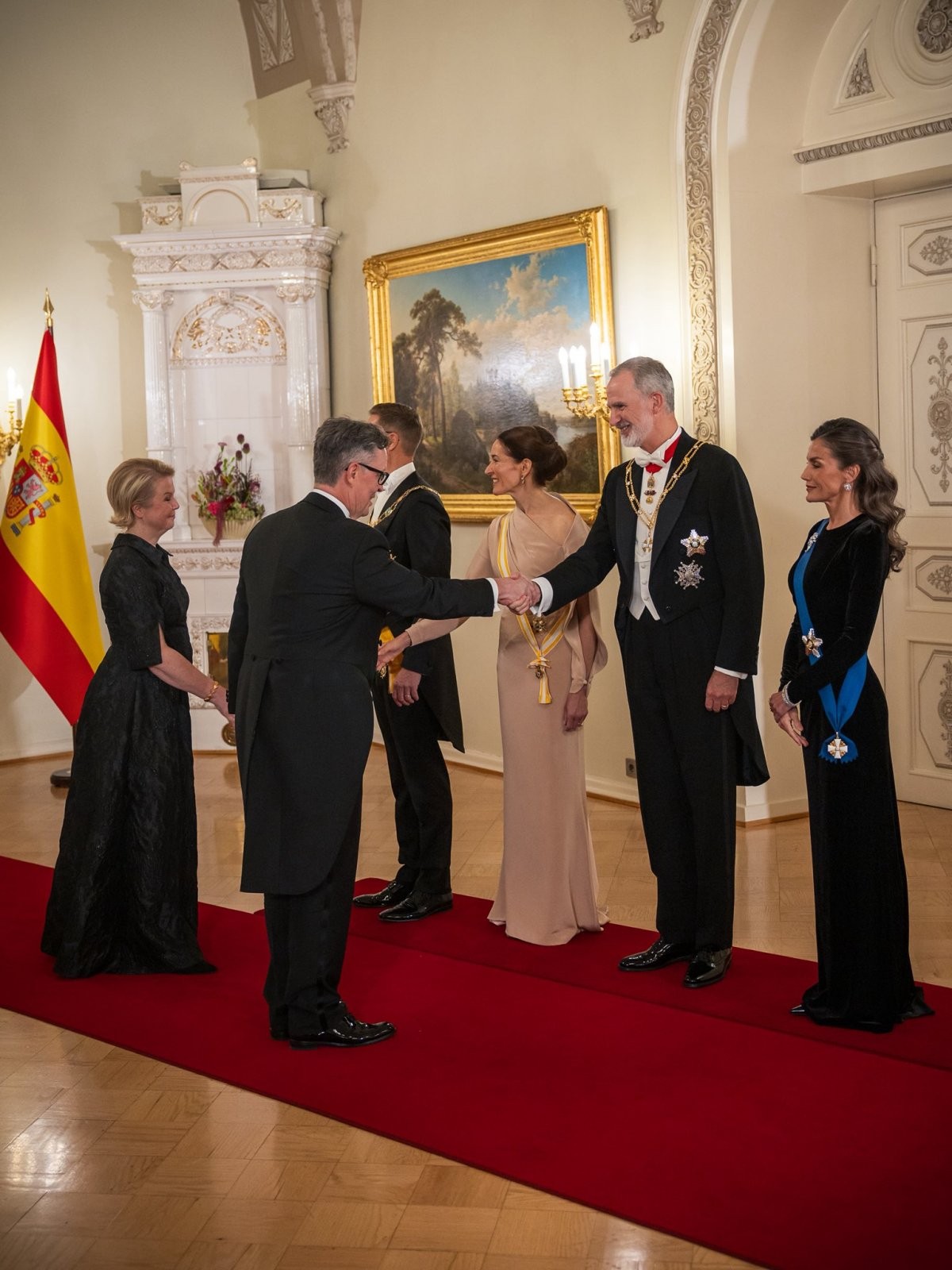The President and First Lady of Finland host a state banquet in honor of the visiting King and Queen of Spain in Helsinki on October 6, 2026 (Office of the President of the Republic of Finland)