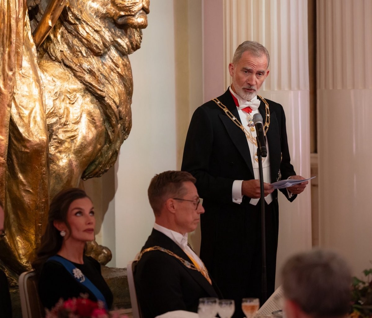 The President and First Lady of Finland host a state banquet in honor of the visiting King and Queen of Spain in Helsinki on October 6, 2026 (Office of the President of the Republic of Finland)