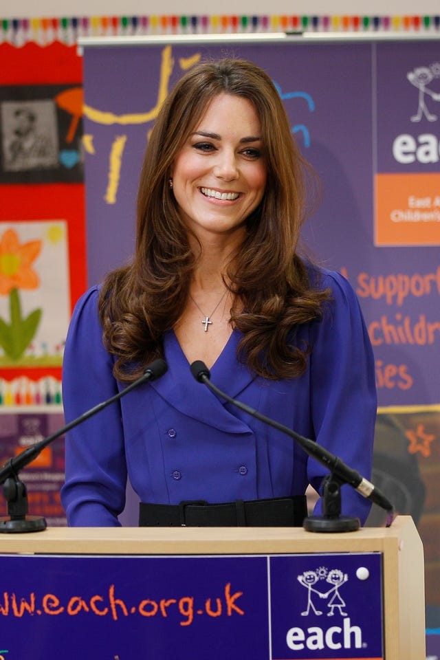 Catherine, Duchess Of Cambridge Visits The Treehouse Children's Centre