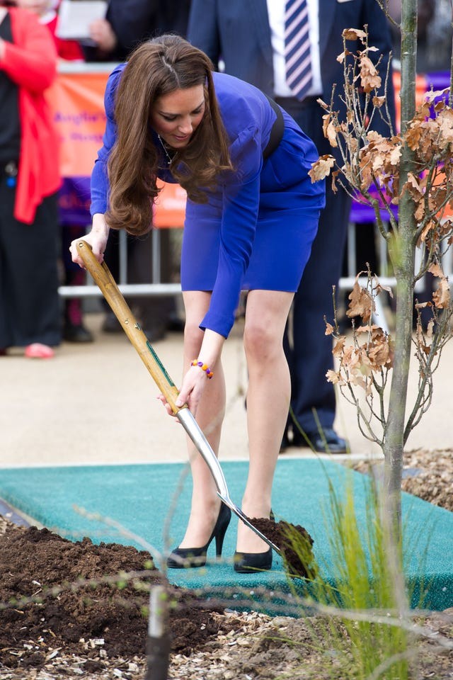 Catherine, Duchess Of Cambridge Visits The Treehouse Children's Centre