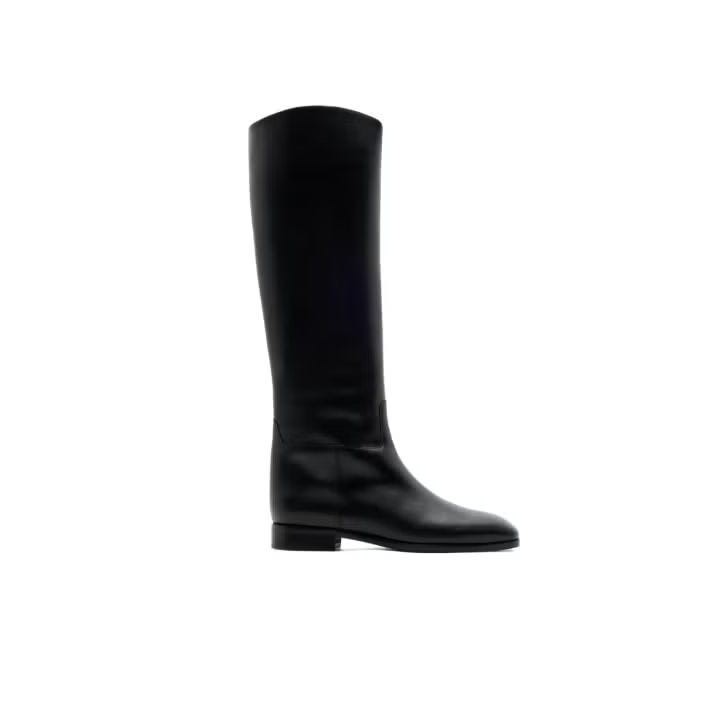 Knee-High Leather Boots
