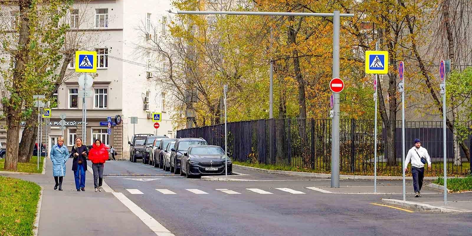 В Напрудном переулке обновили дорожное покрытие и освещение