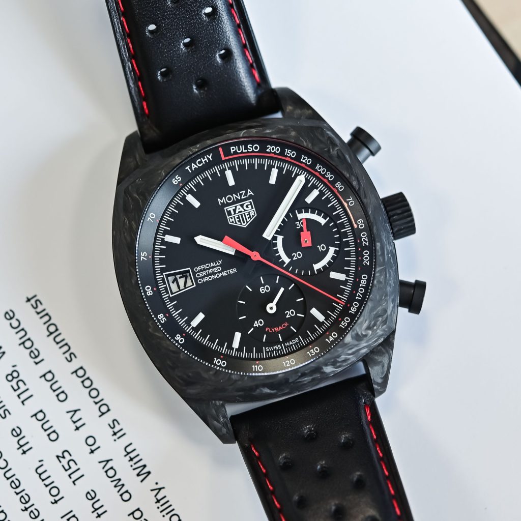 2026 TAG Heuer Monza Flyback Chronograph Carbon Video Review - 8