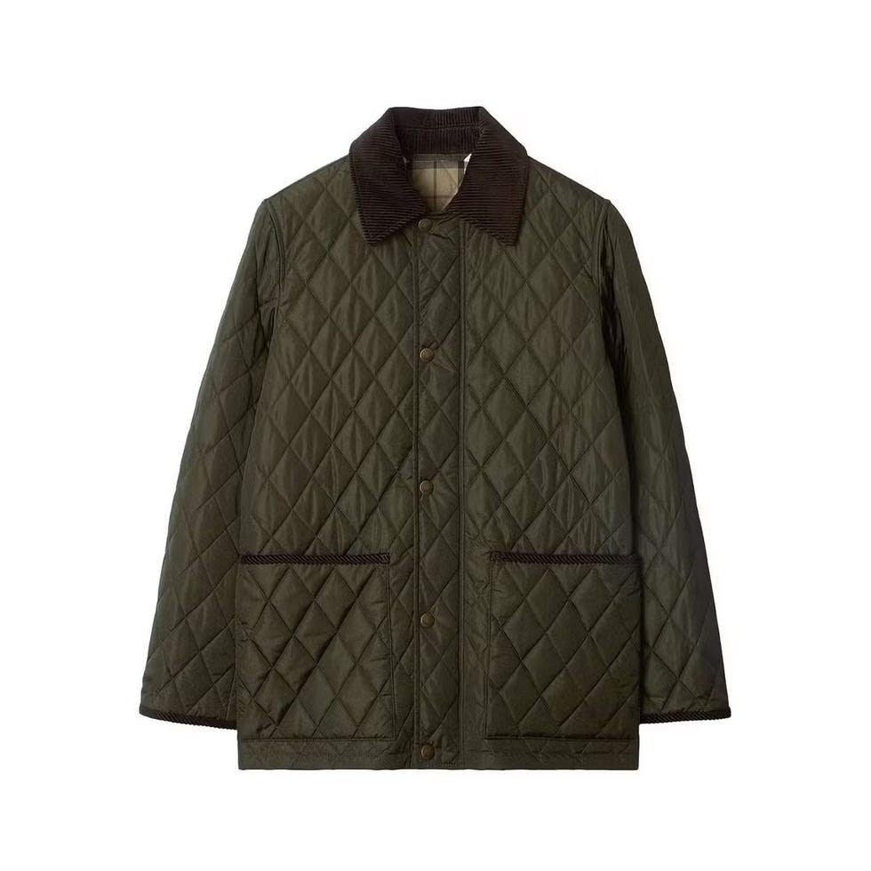 Quilted Nylon Barn Jacket