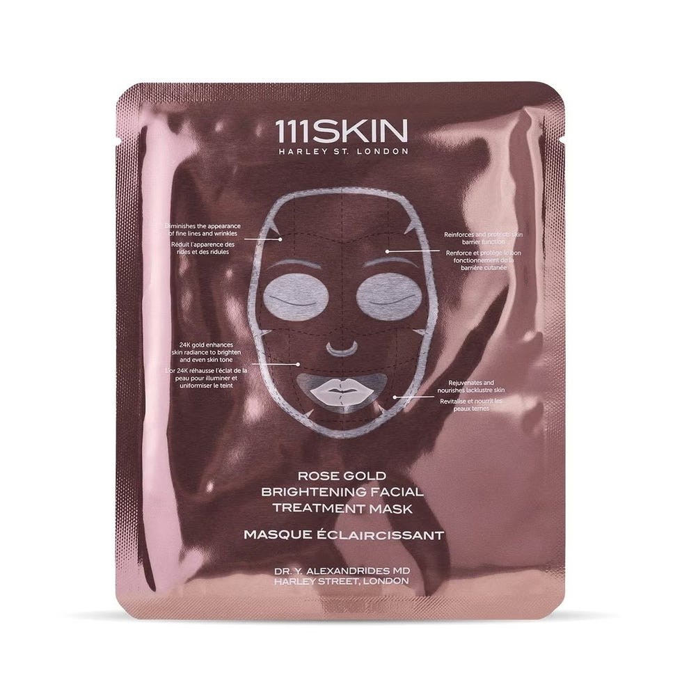Rose Gold Brightening Facial Treatment Mask (5 pack)