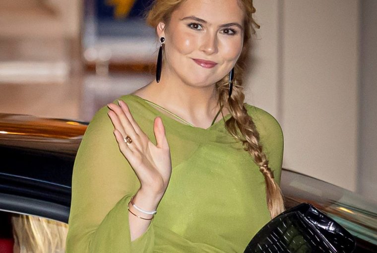 the hague, netherlands october 27 princess amalia of the netherlands arrive at palace noordeinde to host a dinner for the council of state on october 27, 2026 in the hague, netherlands photo by patrick van katwijkgetty images