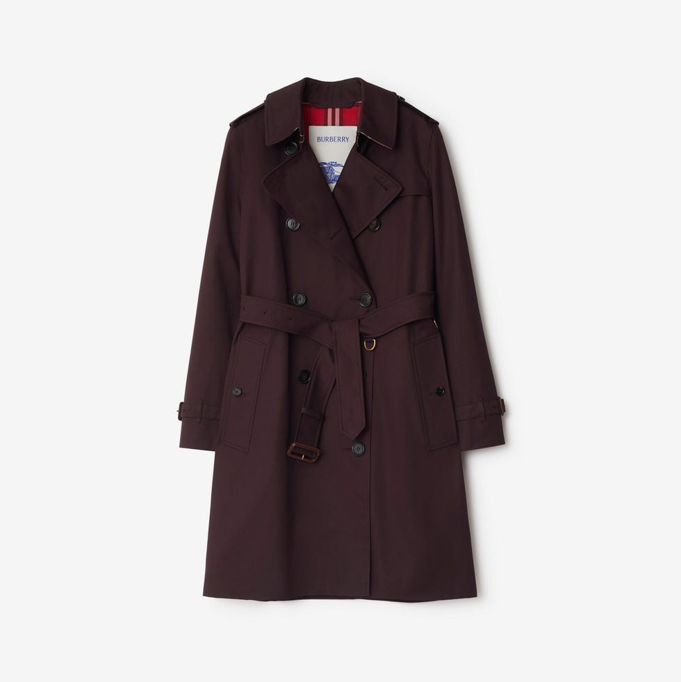 Mid-length Gabardine Kensington Trench CoatPrice