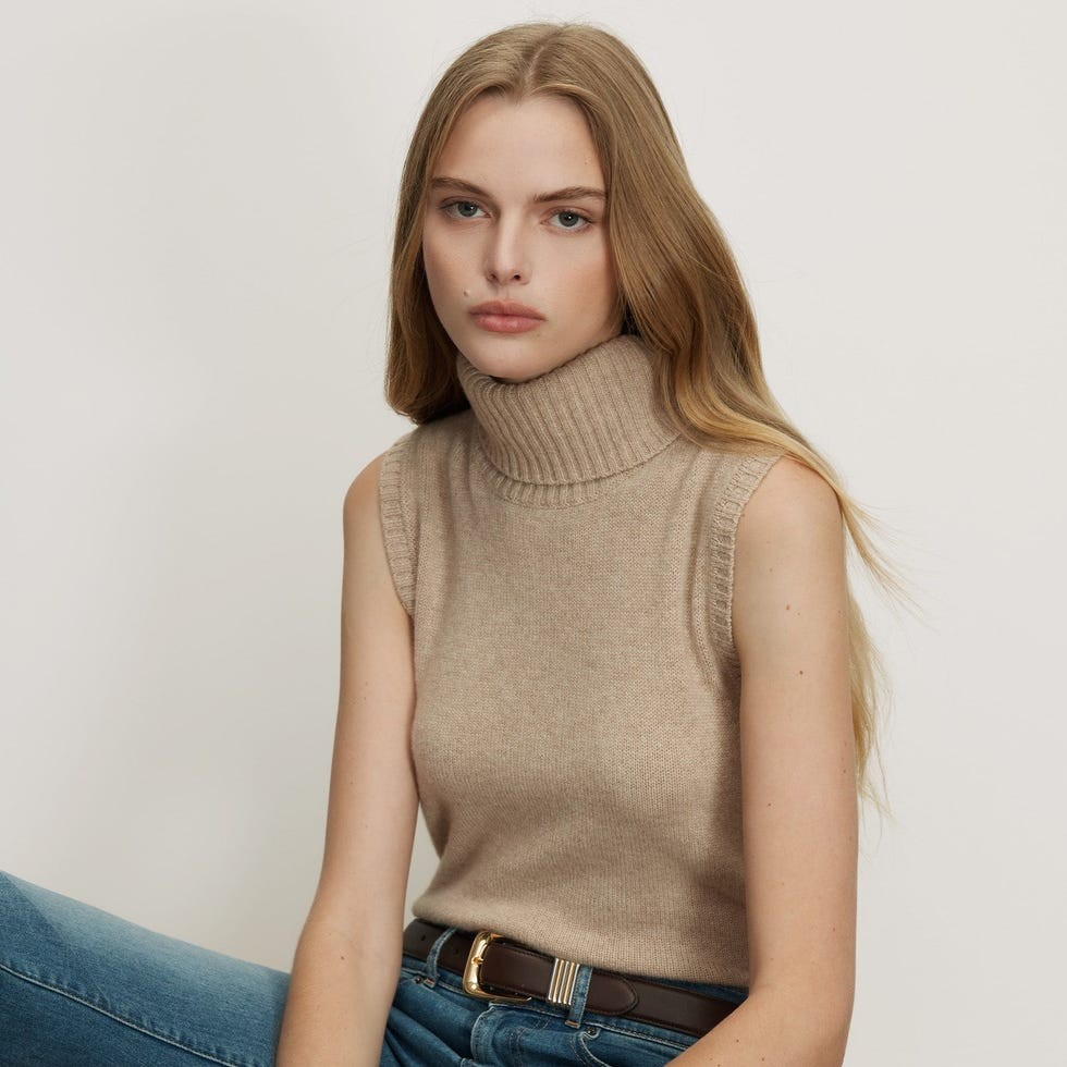 Mazzy Cashmere Sleeveless Sweater
