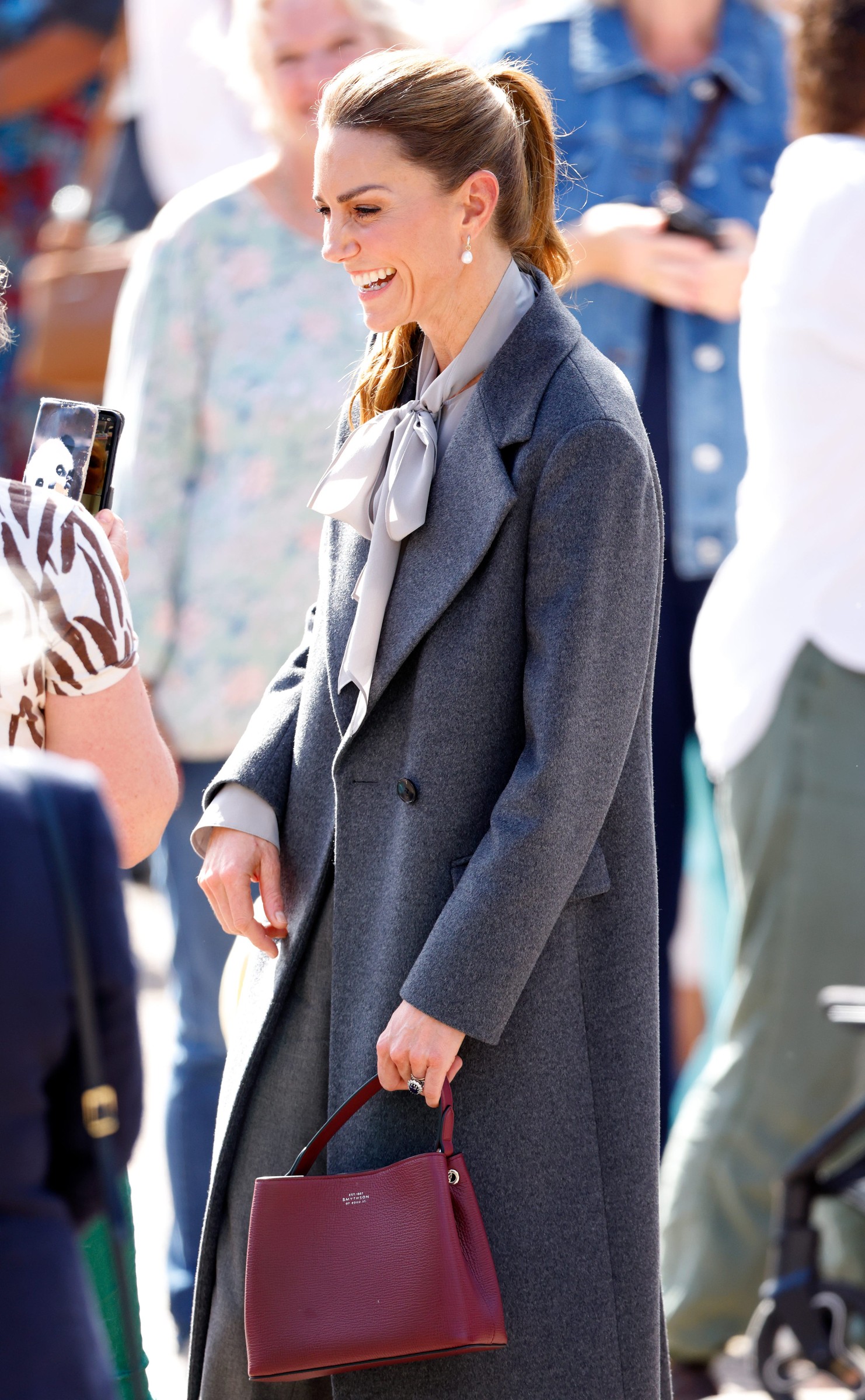 The Princess Of Wales Visits West Sussex Minibus