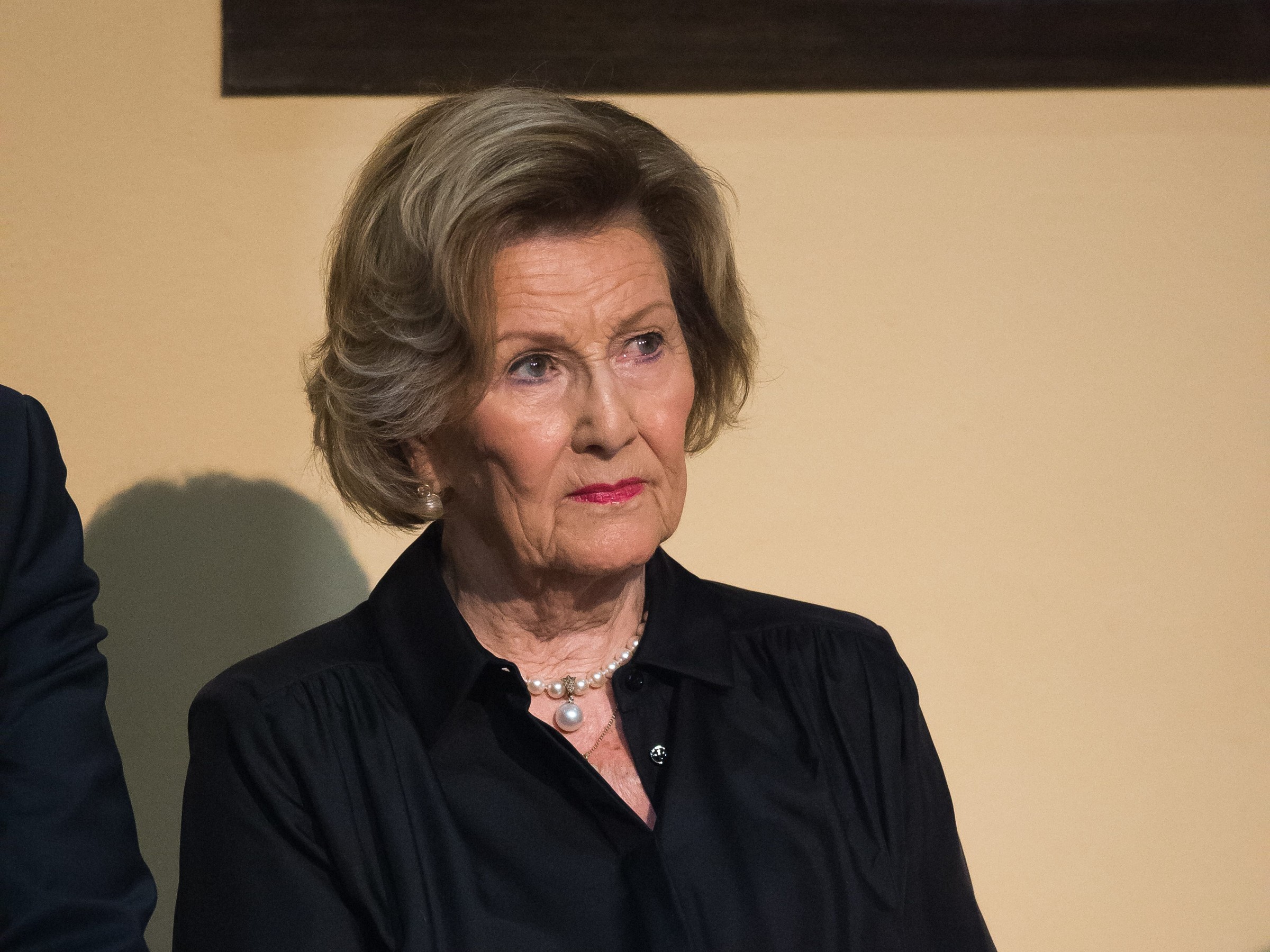 Queen Sonja of Norway attends the opening of the Munch-