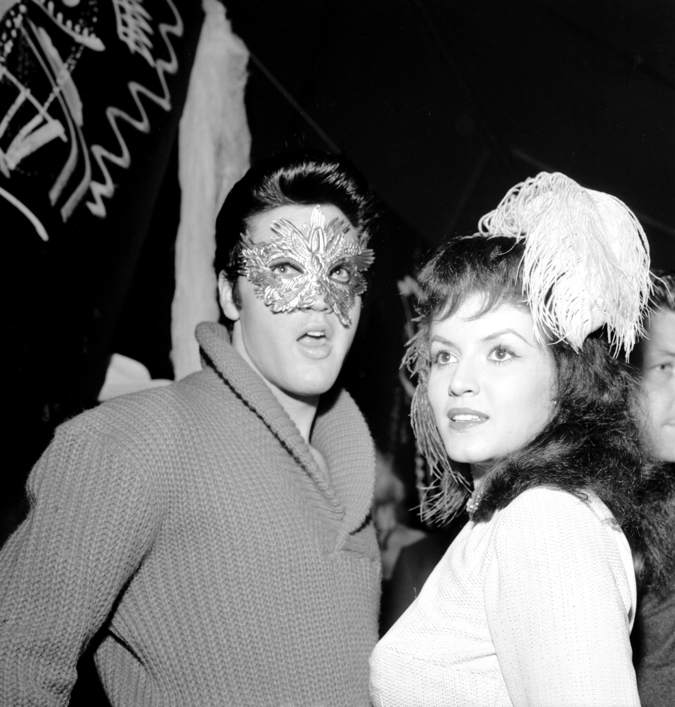 elvis presley and joan bradshaw on halloween