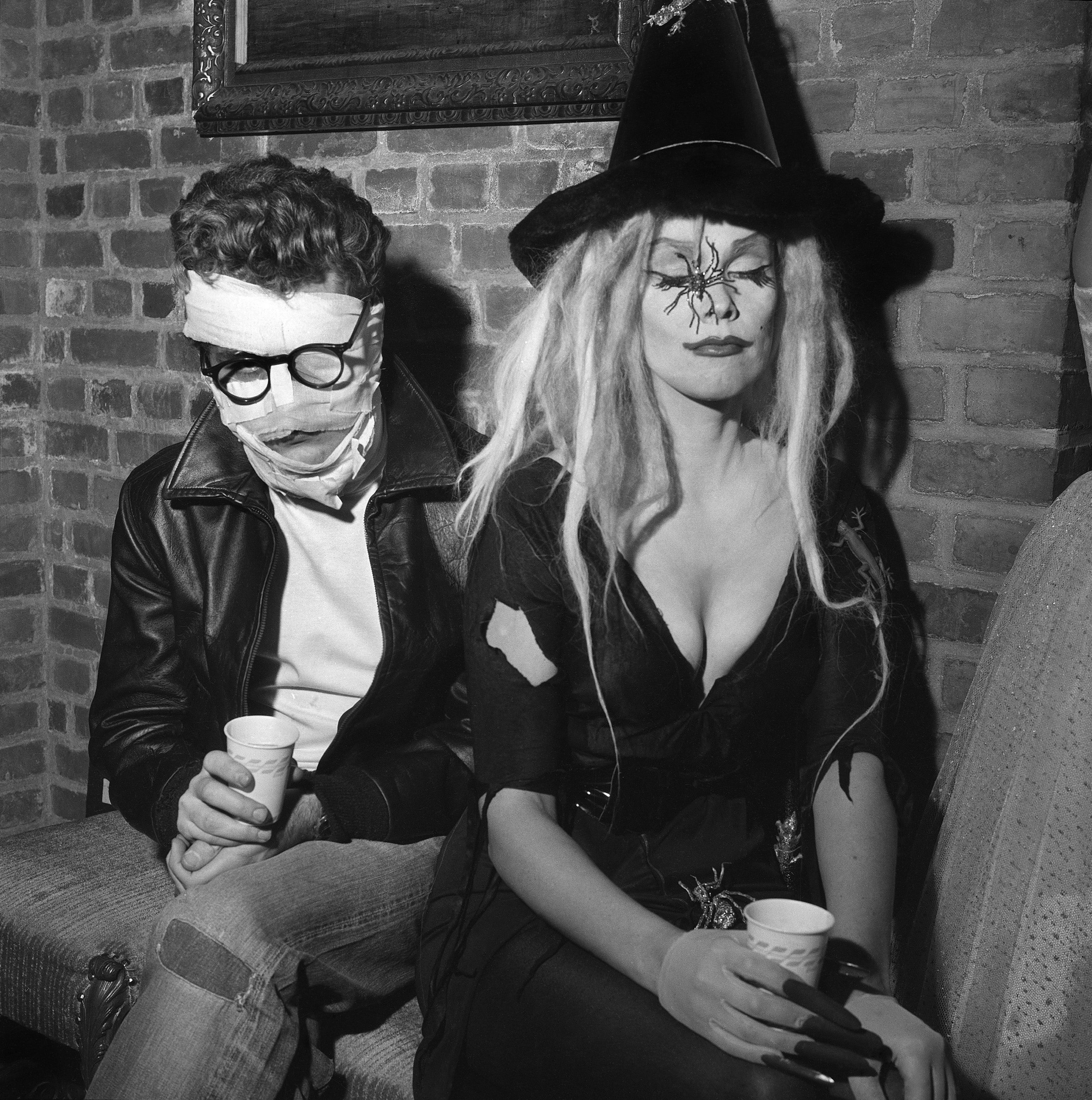 vampira celebrates halloween
