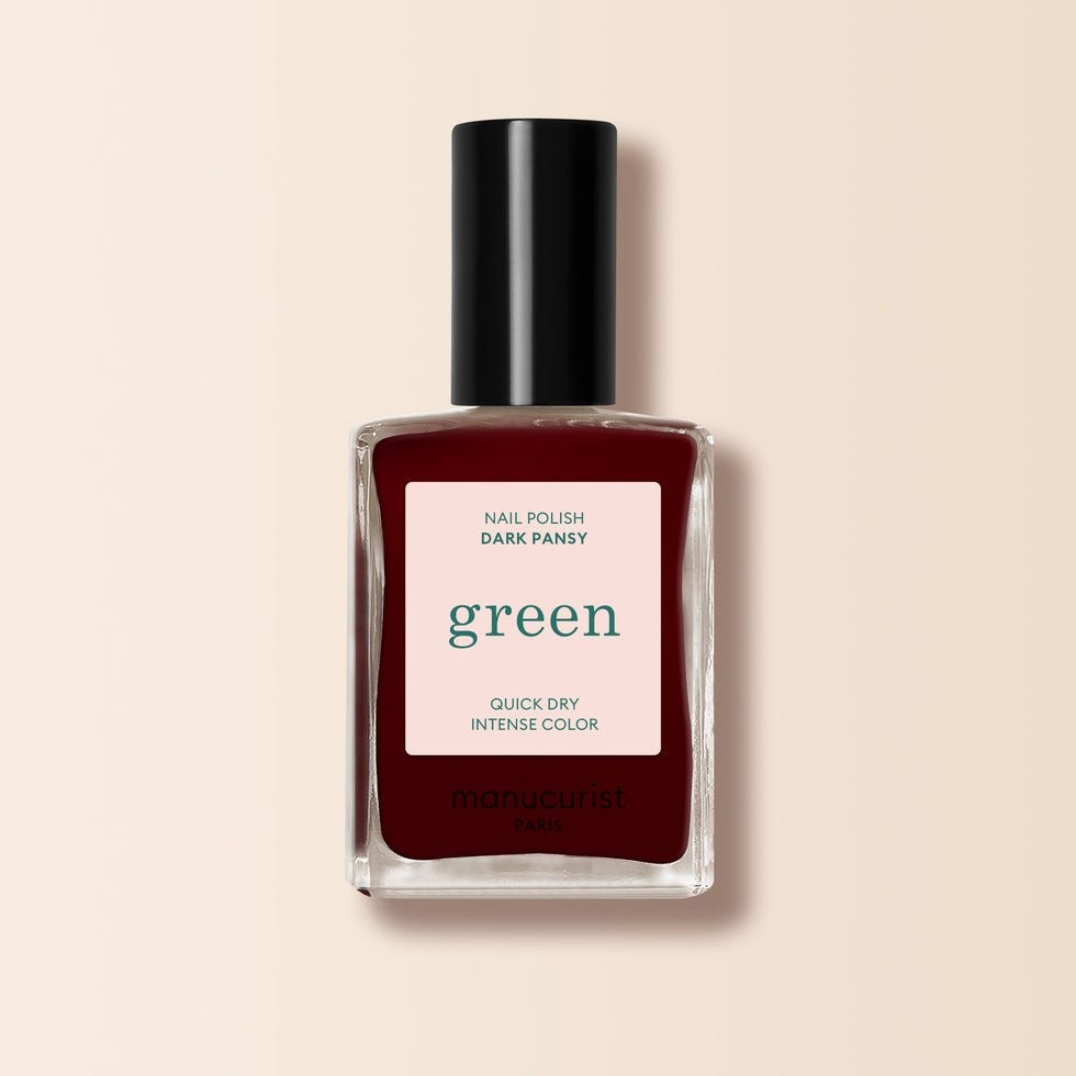 Natural Nail Polish in Dark Pansy