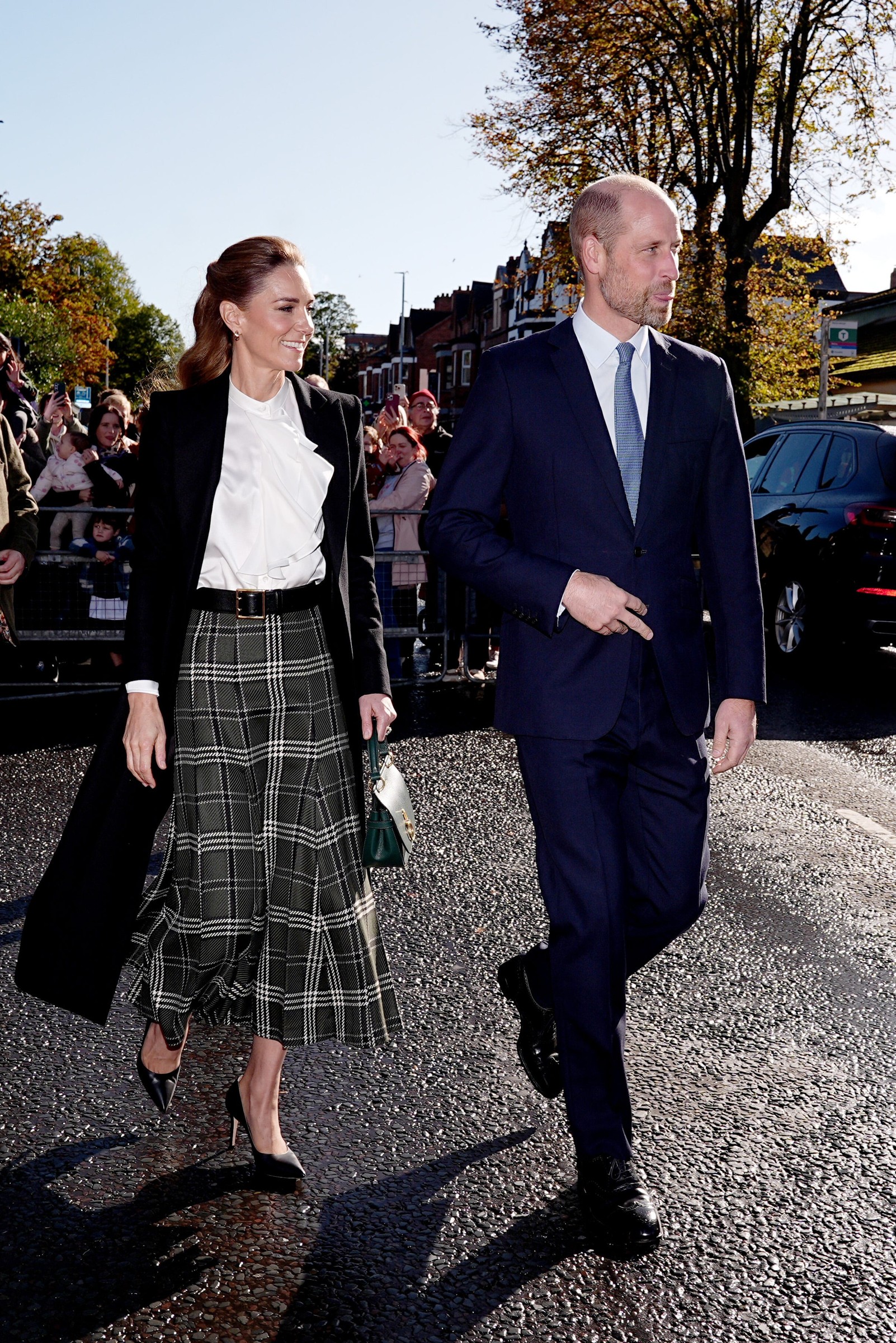 belfast, northern ireland october 09 prince william, prince of wales and catherine, princess of wales leave following their visit to the commons, which is a project that will transform a church at the heart of the diverse and vibrant ormeau road community into a selfsustaining community centre for all, during their visit to northern ireland on october 09, 2026 in belfast, northern ireland photo by aaron chownwpa poolgetty images